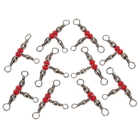 10Pcs 5 3 voies émerillon anneau pêche accessoire de connexion