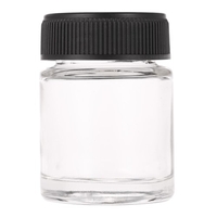10PCS Airbrush en verre et en PP Bouteilles 3/4 oz 22CC Air Brush Bouteille Jars avec couvercle en plastique Utilisation sur Aérographes