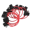 10pcs DC 12V 40A Standard Blade Inline Fuse Holder Splash Proof for Car Bike