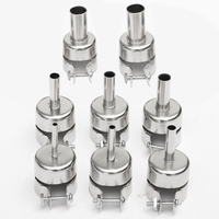 10pcs Hot Air Générateur Buses Chaleur Air Machine À Souder Set Air Chaud Soudage Station 3/4/5/6/7/8/10 / 12mm pour 850 852 858 950 952 702