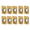 10pcs inserts de fraisage indexables en carbure APMT1604 PDER DP5320 25R0.8 outil + clé