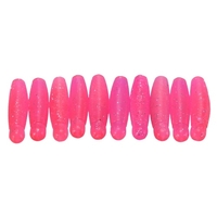 10pcs leurre de pêche 5cm / 6cm artificiel leurre réfléchissant Shad ver environnement mouche de l