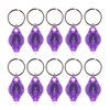 10pcs mini-lampe de poche lampe de poche LED UV portable trousseau