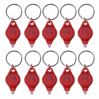 10pcs mini-lampe de poche lampe de poche LED UV portable trousseau