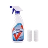 10pcs nettoyant effervescent solide multifonctionnel avec bouteille