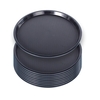 10pcs plateau rond de serveuse / serveur de 14 pouces