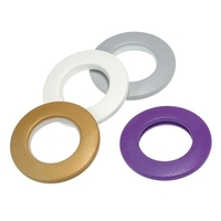 10pcs rideau oeillet haut anneaux oeillet décoration de la maison fenêtre rideau accessoires à faible bruit draperie oeillets