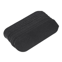 10pcs Sandpapers Rechts finis en gros fonds de rechange pour les produits en acier inoxydable à double face Protéines pour les pieds