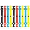 10pcs sangles élastiques amortisseur raquette de tennis en silicone