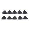 10pcs universel 3-en-1 multi-épaisseur Médiator Picks un choix avec 3 épaisseur (0.5mm + 0.75mm + 1.0mm) noir