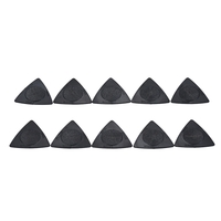 10pcs universel 3-en-1 multi-épaisseur Médiator Picks un choix avec 3 épaisseur (0.5mm + 0.75mm + 1.0mm) noir