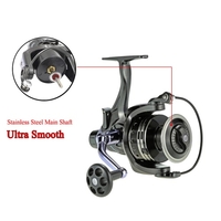 11 + 1BB roulements à billes 4: 7: 1 Ultra Spinning lisse Moulinet droite / gauche interchangeables Reel Fishing de l