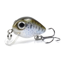 1.1 in / 0.06 oz leurres de pêche coulants leurres corporels durs avec hameçon triple appât de pêche réaliste appât de pêche 3D yeux appâts artificiels appâts de pêche au manivelle