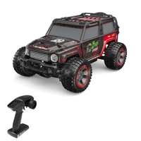 1/10 2, 4 GHz Haute vitesse 45km/h Camions tout terrain hors route 4 roues motrices sans broussailles Voiture d