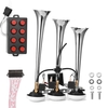 110db trois tubes klaxon de voiture 12.0V / 24V haut-parleur universel de klaxon de voiture accessoire de Modification automatique klaxons d