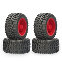 110mm RC voiture pneus 4 pièces 12mm hexagone pour 1/12 1/14 1/10 Rock Crawler RC voiture Wltoys 12427 12429 12423 144001 124019 124018