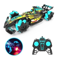 1/12 2.4GHz 4WD RC Spray Car 25km/h RC Stunt Car avec Light Engine Sound 360 Rotation