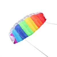 1/1.4/2/2.7 m coloré Double ligne de vol aile cerf-volant cascadeur puissance cerf-volant doux géant volant cerf-volant sport plage cerf-volant