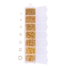 1170 pièces Jump R-ings 3-10mm diamètre J-ewelry collier E-arrings B-racelet faisant un accessoire pour l
