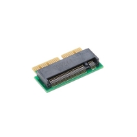 12 + 16 broches NGFF M.2 NVME SSD Convertir la carte adaptateur de carte pour la mise à niveau 2013-2015 MacBook Air A1465 A1466 Pro A1398 A1502 Soutien AHCI SSD