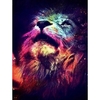 12 * 16 pouces / 30 * 40 cm DIY Full 5D diamant peinture Kit couleur Lion résine strass mosa que broderie point de croix artisanat maison mur décor