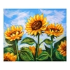 12 * 16 pouces Tournesol DIY 5D Diamant Peinture Kit Plein Foret Diamant Peinture Fleur Motif Acrylique Strass Mosa que Peinture Artisanat Maison Décoration Murale Cadeau Sans Cadre