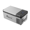 12 / 24V 15L Réfrigérateur de voiture Congélateur Glacière Réfrigérateur automatique Compresseur de réfrigérateur BT Connected App Control / 3 niveaux de tension réglable / Affichage numérique LED pour activités de plein air Camping pique-nique
