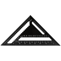 12 `` ensemble en aluminium carré Triangle règle menuisier multifonction règle de mesure travail du bois outil de positionnement encadrement carré