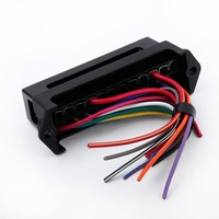 12 chemins DC32V Circuit Remorque voiture Auto Fusibles Box Block Titulaire ATC ATO 2 entrées de fil 12 sorties