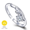 12 Constellations Exquise Glistening Retro Lovers Anneau Femmes Antique Élégant Attrayant En Alliage de Zinc Bague