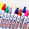 12 couleurs imperméable stylo de voiture pneu pneu bande de roulement en caoutchouc en métal peinture permanente marqueurs graffiti marqueur gras marqueur
