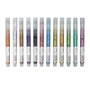 12 couleurs paillettes marqueurs métalliques ensemble stylos de peinture pour papier noir dessin peinture Journal journal carte faisant bricolage artisanat projets Scrapbooking métal verre