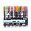 12 couleurs (pas de doublons) Kit de stylos G-el 1mm stylo L-ead pour dessiner des livres de coloriage pour adultes marqueurs d