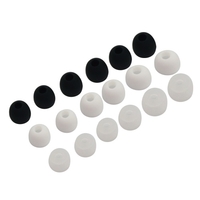 12 PCS / 6 Paires Écouteurs De Remplacement Oreilles Conseils Oreillettes Conseils En Silicone pour Écouteurs Intra-Auriculaires 3 Tailles Petit Moyen Grand Accessoires Pour Casque