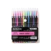 12 pcs Couleur Gel Stylos Ensemble Neutre Stylo Marqueur pour Écriture Marquage Dessin Peinture Livres à Colorier DIY Cadeau Cartes Photo Album Art Projet pour Office School Students Adultes,  Glitter Pen