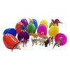 12 PCS Oeufs De Pâques Avec 36 PCS Animaux Jouets pour La Chasse Aux Oeufs De Pâques Fête De Pâques Enfants Salle De Classe Prix Fournitures Cadeau D