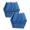 12 pièces 10 * 10 * 2 pouces panneaux de mousse acoustique de Studio haute densité isolation phonique mousse ignifuge