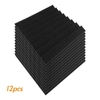 12 pièces 12 * 12 * 1in Studio panneaux de mousse acoustiques isolation phonique insonorisation mousse insonorisante mur amortissement ignifuge
