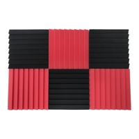 12 pièces 12 * 12 * 1in Studio panneaux de mousse acoustiques isolation phonique insonorisation mousse insonorisante mur amortissement ignifuge