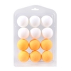 12 pièces colorées balles de ping-pong tennis de table décor balles multi-fonctionnel balle de ping-pong amateur formation pratique balles divertissement jouet cadeau