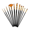 12 pièces ensemble de pinceaux ensemble de pinceaux d
