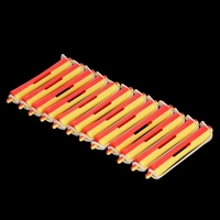 12 pièces Salon Voiles à froid Rouleau de cheveux avec bande de caoutchouc Curling Curler Perms Coiffure Styling Tool pour filles Femmes Cheveux DIY