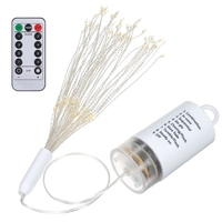 120 LED Fairy Firework String Light avec télécommande dimmable 8 modes d