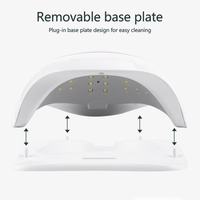 120W UV Nail Lamp LCD Display Time Settable Séchage Rapide pour Ongles Orteils DIY Mainicure Tools Set