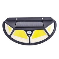 122 LED COB Capteur de mouvement Lampe murale à énergie solaire