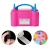 122pcs kit de pompe à ballon à air électrique gonfleur portable ballon souffleur pompe ballon à air souffleur copain pour décoration de fête ruban 100pcs ballons 10pcs pinces à fleurs