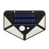 128 LED s énergie solaire lumière lampe extérieure mur rue clôture lumières