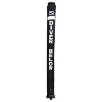 1.2M Coloré Visible Gonflable Signal Tube Plongée Surface Signal Marqueur Bouée Saucisse Signal Marqueur Plongée Sous-Marine Accessoire