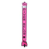 1.2M Coloré Visible Gonflable Signal Tube Plongée Surface Signal Marqueur Bouée Saucisse Signal Marqueur Plongée Sous-Marine Accessoire