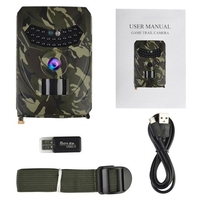 12MP 1080P piste caméra chasse jeu caméra extérieure caméra de surveillance de la faune avec vision nocturne infrarouge capteur PIR IP56 étanche